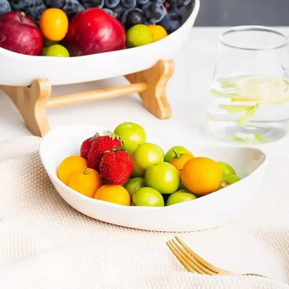Multifunction Fruit Bowl - 3-Tier Ceramic Countertop Basket for Fruits and Vegetables - Mel Store