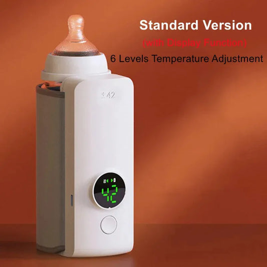 Portable Baby Bottle Warmer - Wireless and Rechargeable for On-the-Go Convenience - Mel Store