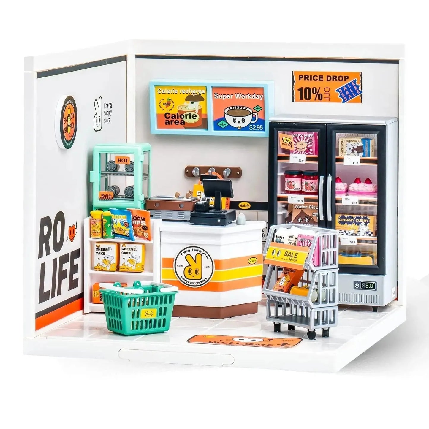 Rolife Miniature House Kits - DIY Plastic Building Toys for Gifts and Creative Fun - Mel Store