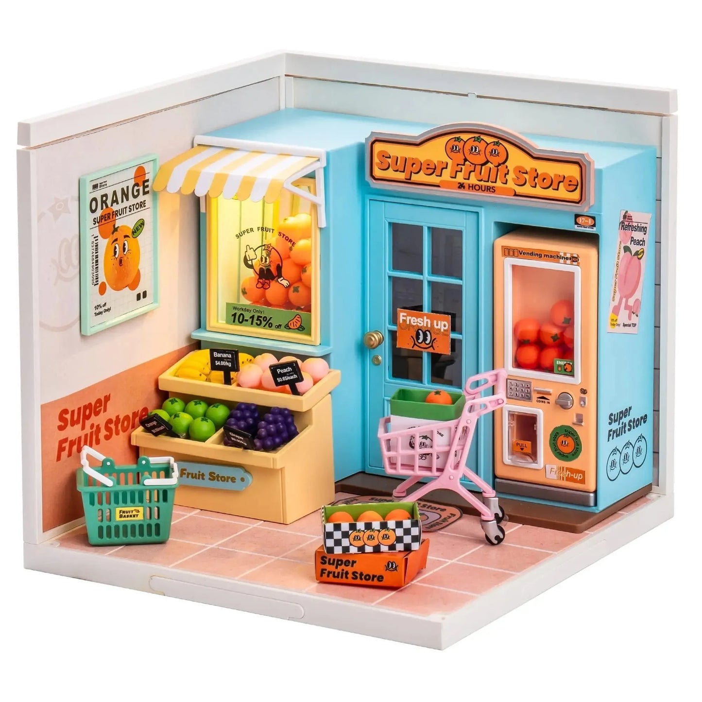 Rolife Miniature House Kits - DIY Plastic Building Toys for Gifts and Creative Fun - Mel Store