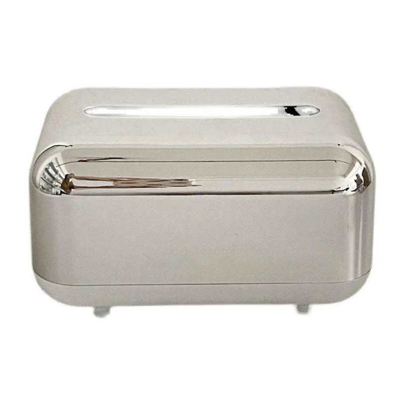 Space Silver Tissue Box - Elegant Silver Tissue Box Design - Mel Store
