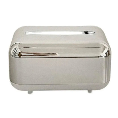 Space Silver Tissue Box - Elegant Silver Tissue Box Design - Mel Store
