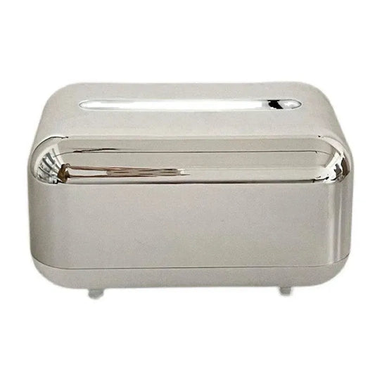 Space Silver Tissue Box - Elegant Silver Tissue Box Design - Mel Store