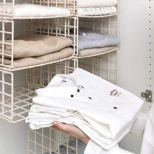 Foldable Clothes Storage Rack - Space-saving Combination Hanging Storage Solutions - Mel Store
