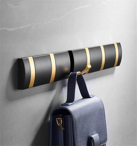 Folding Invisible Hook Hanger - Space Aluminum for Durable and Stylish Storage - Mel Store