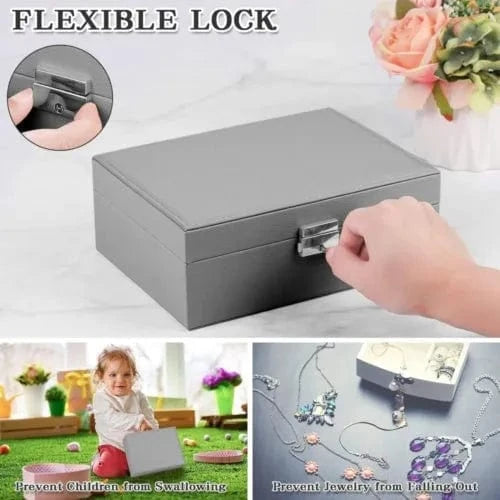 Grey Jewellery Box Organizer - Mel Store
