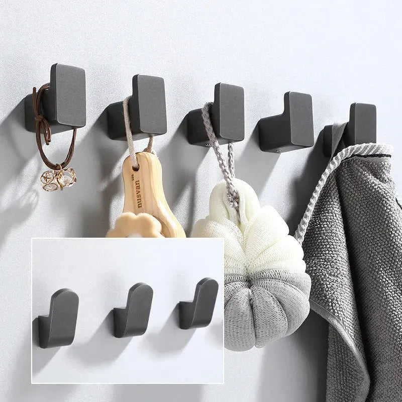 Gun Gray Space Aluminium Hook - Thickened Design for Durability - Mel Store