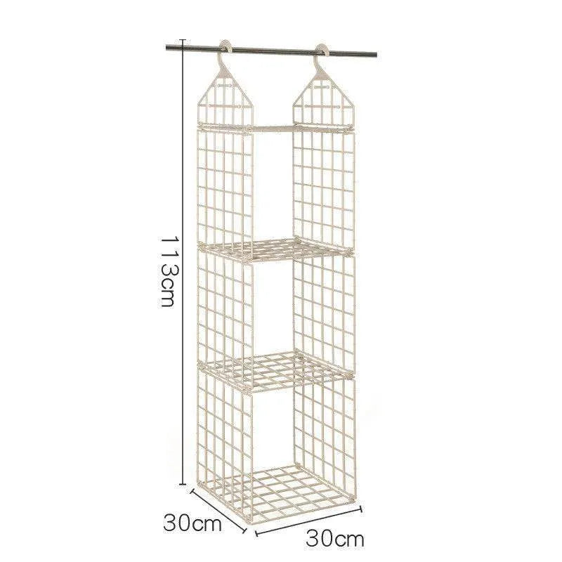 Foldable Clothes Storage Rack - Space-saving Combination Hanging Storage Solutions - Mel Store