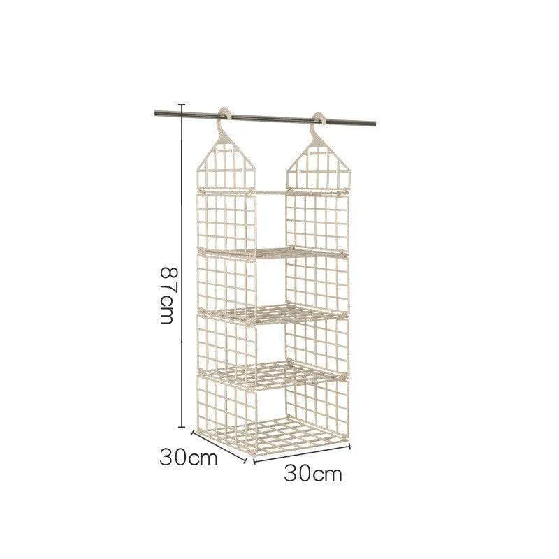 Foldable Clothes Storage Rack - Space-saving Combination Hanging Storage Solutions - Mel Store