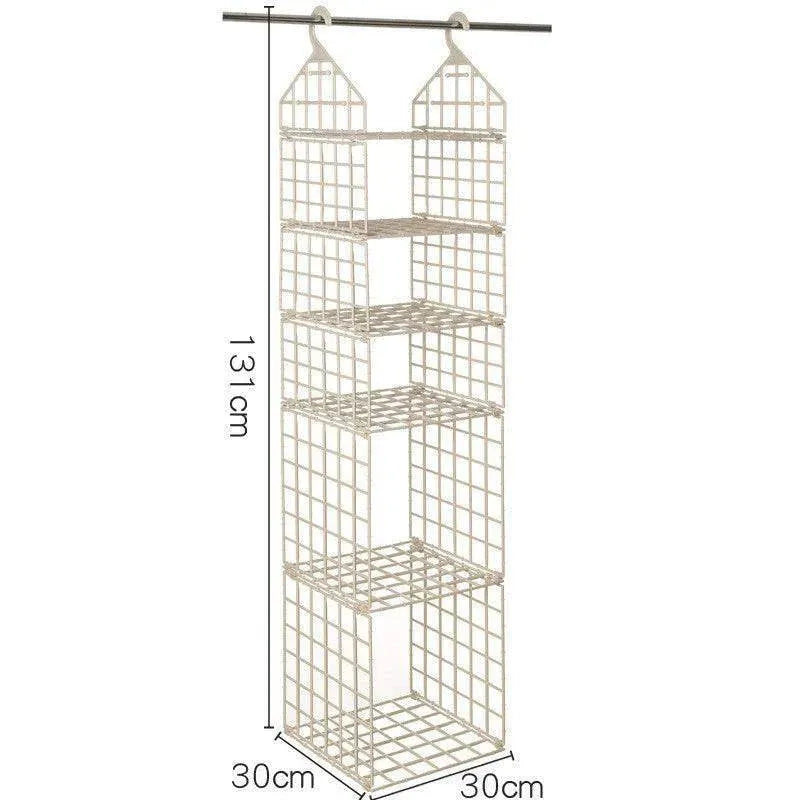 Foldable Clothes Storage Rack - Space-saving Combination Hanging Storage Solutions - Mel Store