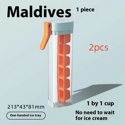 Ice Cube Maker - Premium Ice Cube Mold for Perfectly Shaped Ice Cubes - Mel Store