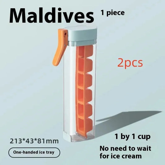 Ice Cube Maker - Premium Ice Cube Mold for Perfectly Shaped Ice Cubes - Mel Store