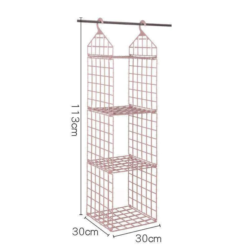 Foldable Clothes Storage Rack - Space-saving Combination Hanging Storage Solutions - Mel Store