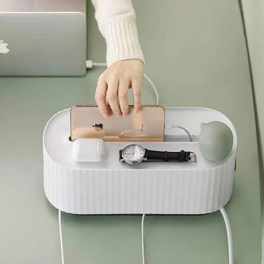 Power Strip Wire Organizer - Efficient Power Strip Wire Case for Cable Management - Mel Store