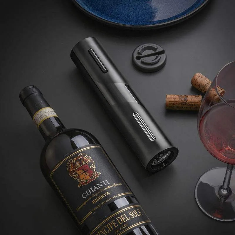 Rechargeable Wine Opener - Effortless Cork Removal & Stylish Wine Accessory - Mel Store