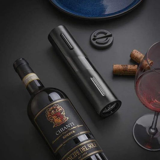 Rechargeable Wine Opener - Effortless Cork Removal & Stylish Wine Accessory - Mel Store