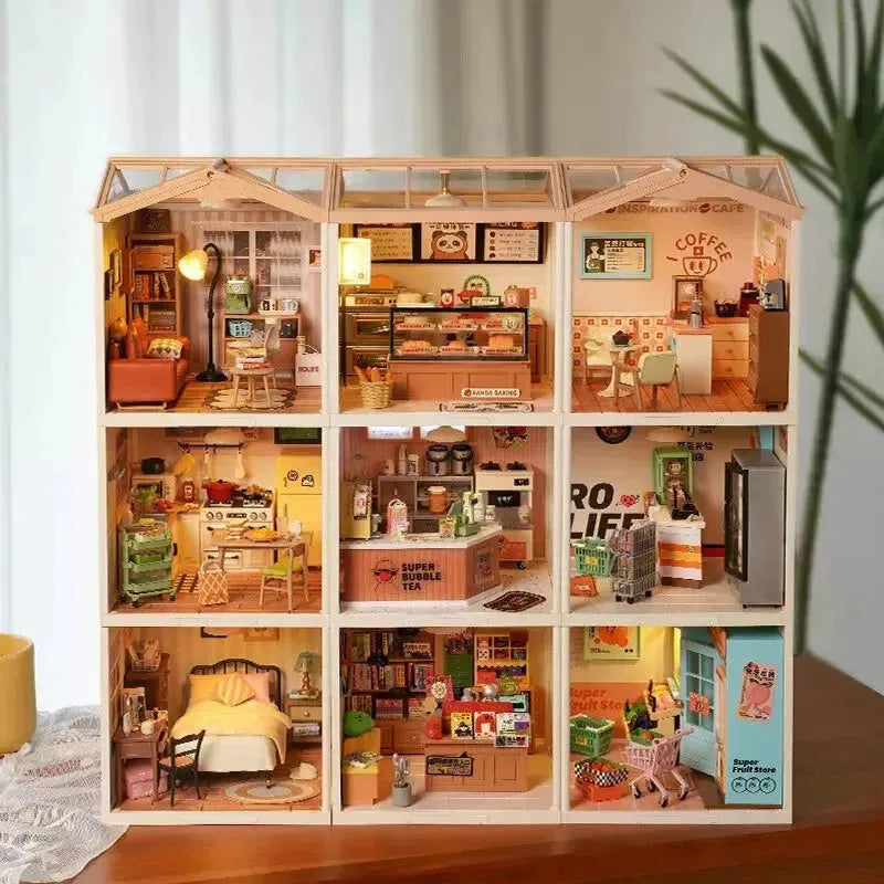 Rolife Miniature House Kits - DIY Plastic Building Toys for Gifts and Creative Fun - Mel Store