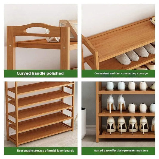 Space-saving Shoe Cabinet for Household Floors - Simple and Compact Storage Solution - Mel Store