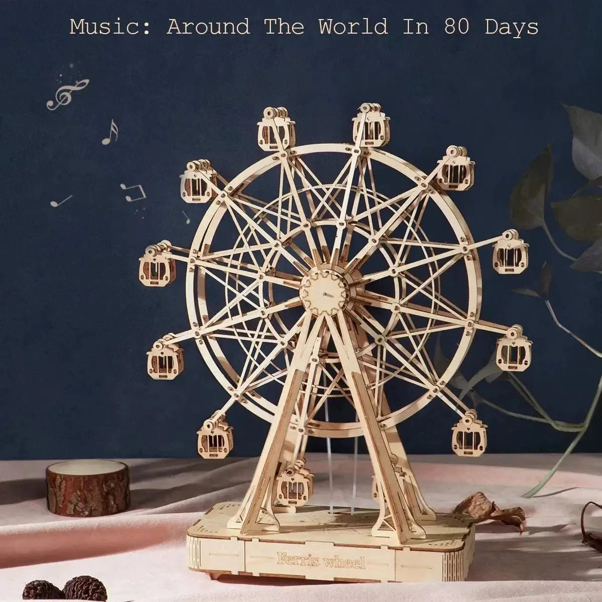 DIY Wooden Ferris Wheel Model - Mel Store