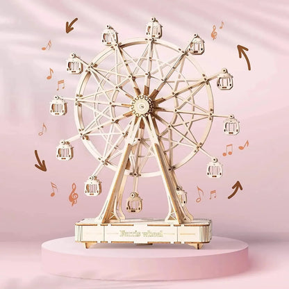 DIY Wooden Ferris Wheel Model - Mel Store