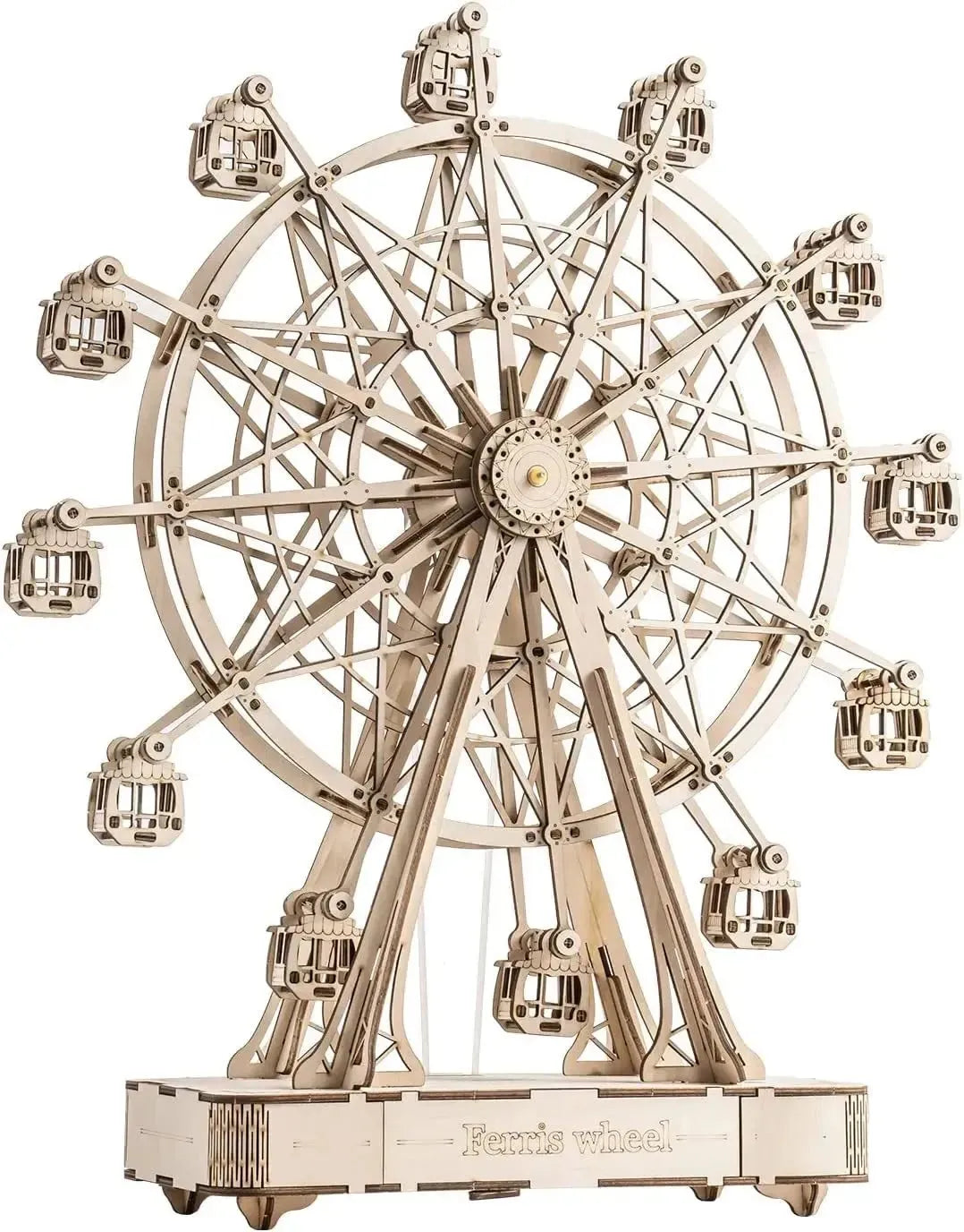 DIY Wooden Ferris Wheel Model - Mel Store