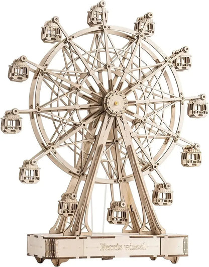 DIY Wooden Ferris Wheel Model - Mel Store