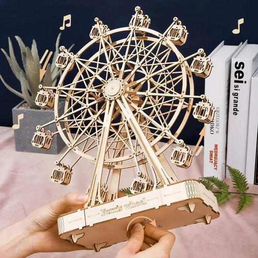 DIY Wooden Ferris Wheel Model - Mel Store