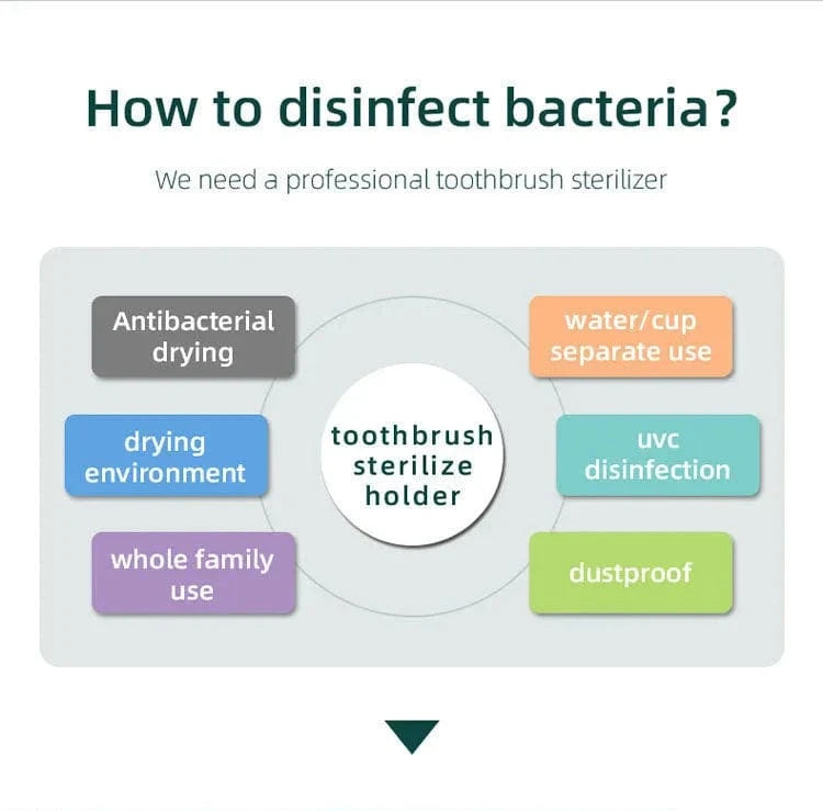 Toothbrush Sterilizer Holder for Effective Toothbrush Sterilization - Mel Store
