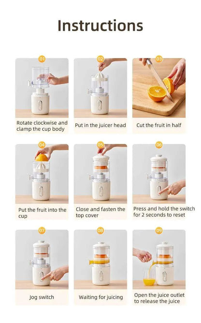 USB Mini Fruit Juicer - Portable and Convenient Solution for Fresh Juice On-the-Go - Mel Store