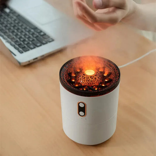 Volcanic Flame Diffuser - Aroma Essential Oil Diffuser for Home Ambiance - Mel Store