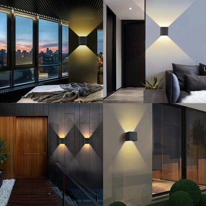 Modern LED Wall Light Up Down Wall Lights Indoor Sconce Lighting Lamp Home UK - Mel Store