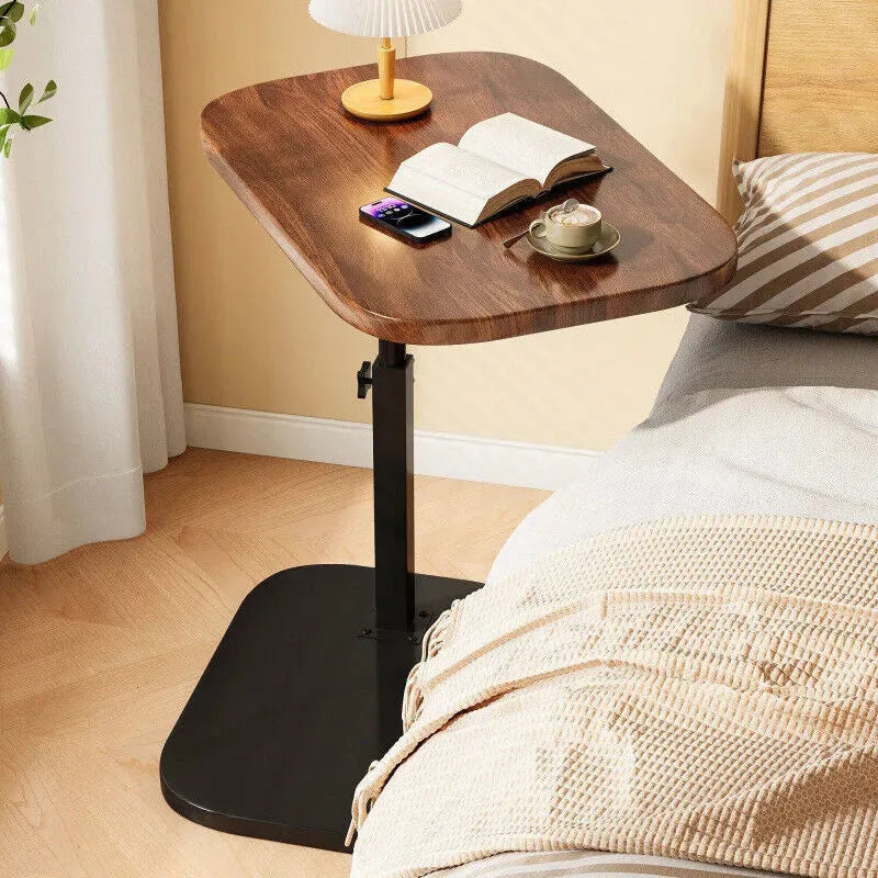 Adjustable C-Shaped Sofa Table for Living Room and Bedroom - Versatile End Table for Coffee and Laptop Use - Mel Store