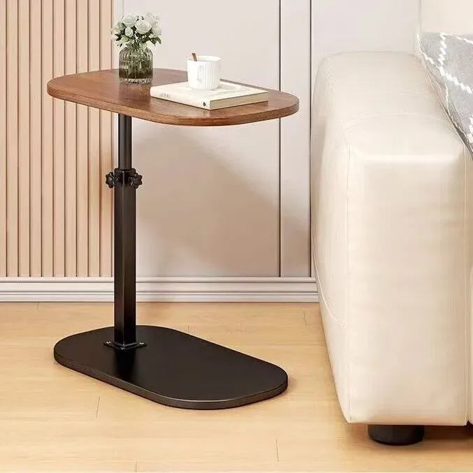 Adjustable C-Shaped Sofa Table for Living Room and Bedroom - Versatile End Table for Coffee and Laptop Use - Mel Store