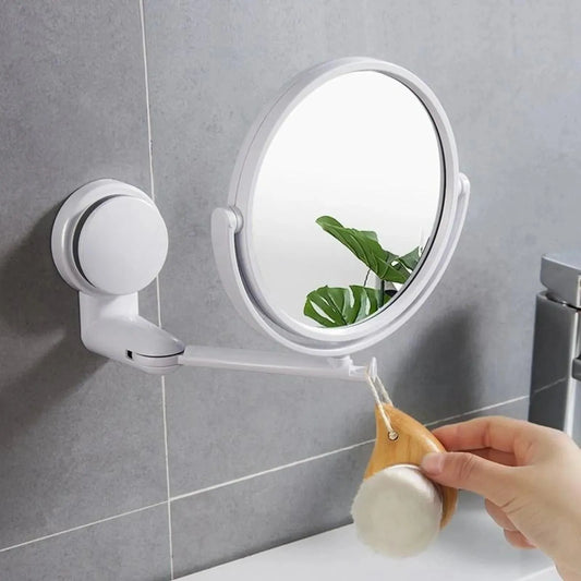 Extending Makeup Bedroom Bathroom Shaving Wall Mounted Double Side Mirror - Mel Store
