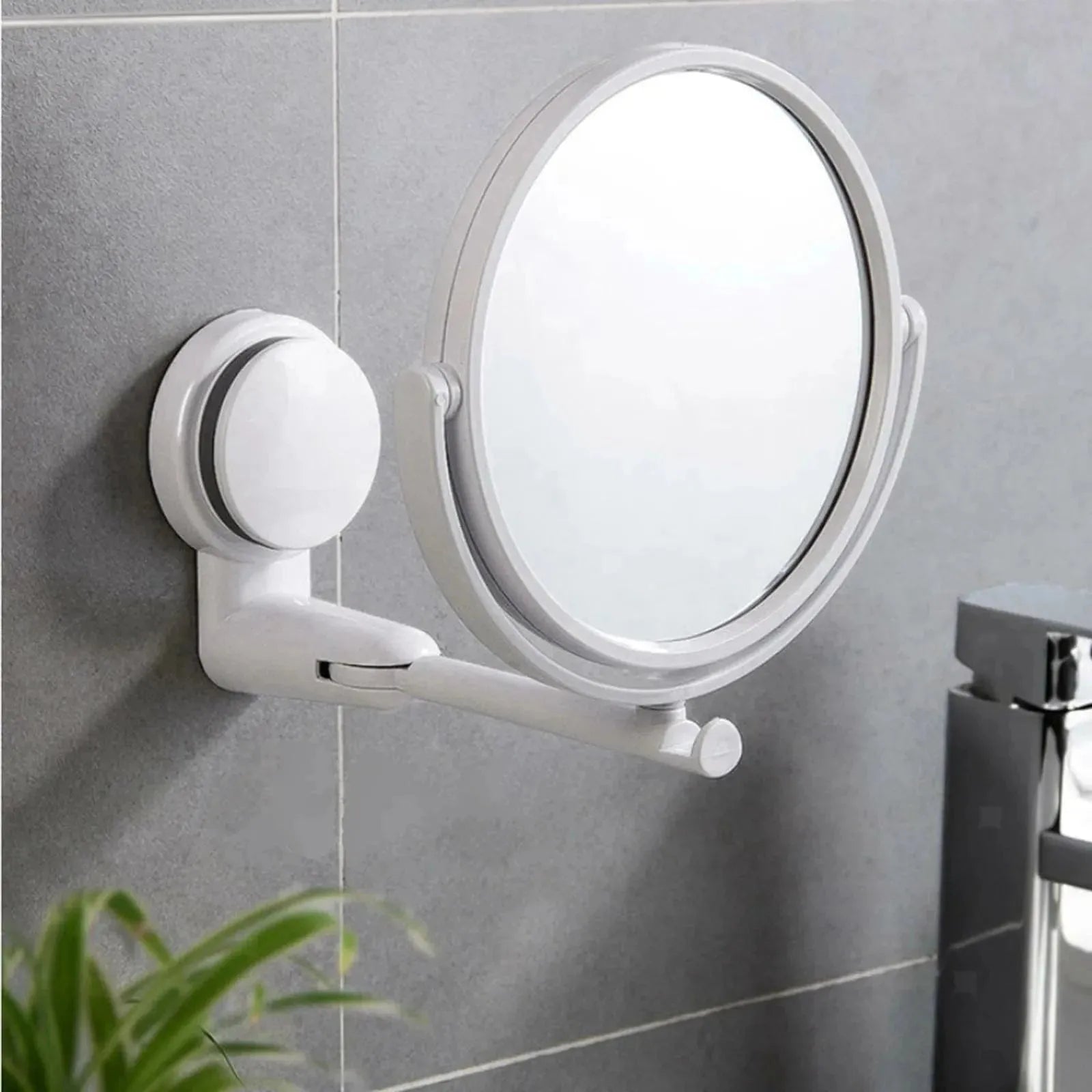Extending Makeup Bedroom Bathroom Shaving Wall Mounted Double Side Mirror - Mel Store
