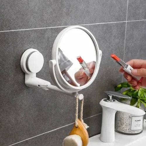 Extending Makeup Bedroom Bathroom Shaving Wall Mounted Double Side Mirror - Mel Store