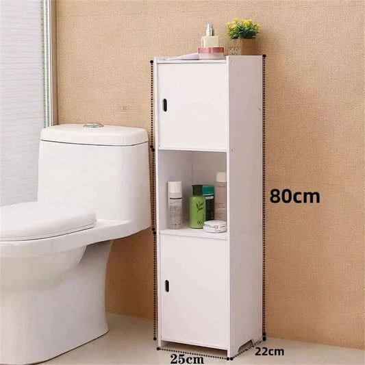 Waterproof Bathroom Cabinet - Free Standing Storage Solution - Mel Store